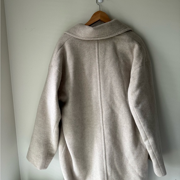 Aritzia Wilfred Only Wool Coat - Heather Almond - Size 3 (L) - Picture 4 of 6